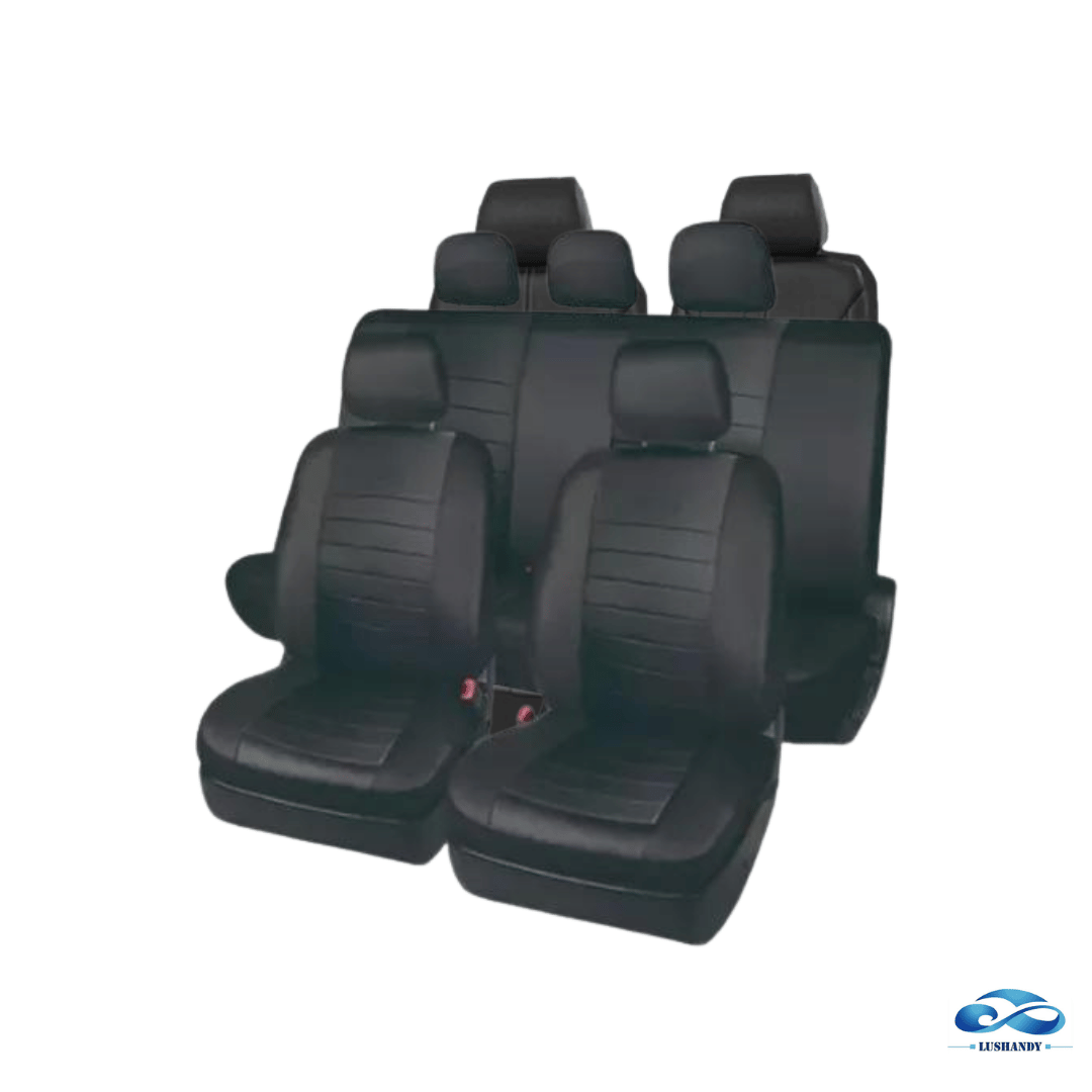 Cubre Asiento De Auto Eco cuero 3 Corridas Para 7 Puesto