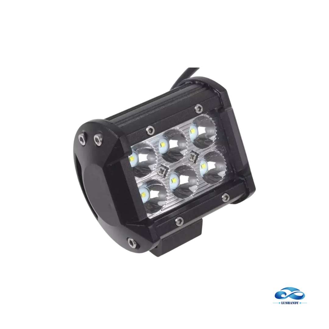 Faro Neblinero  6 led  Con Lupa 12 Watts