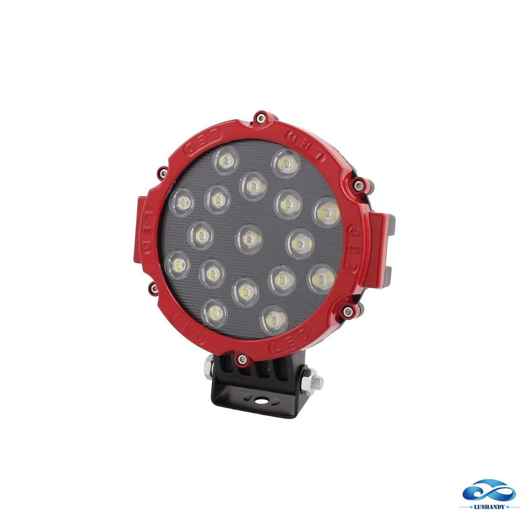 Focos Neblineros 17 Led Redondo  51 Watts