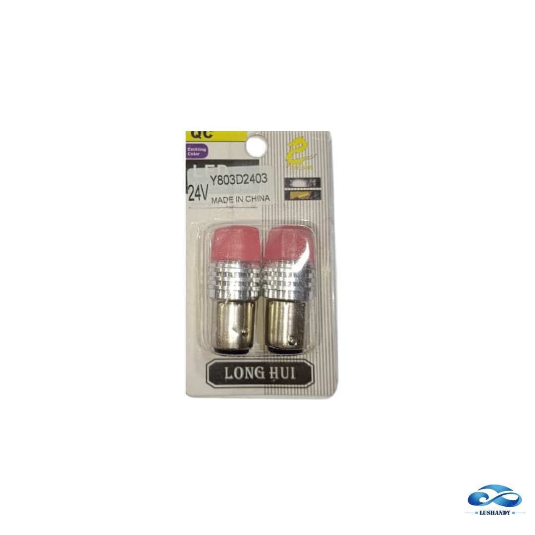 Ampolleta Led  Un  Contacto Amarillo 12V