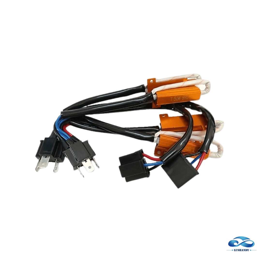 Resistencia De Carga Canbus H4 50W 6RJ  Para Autos