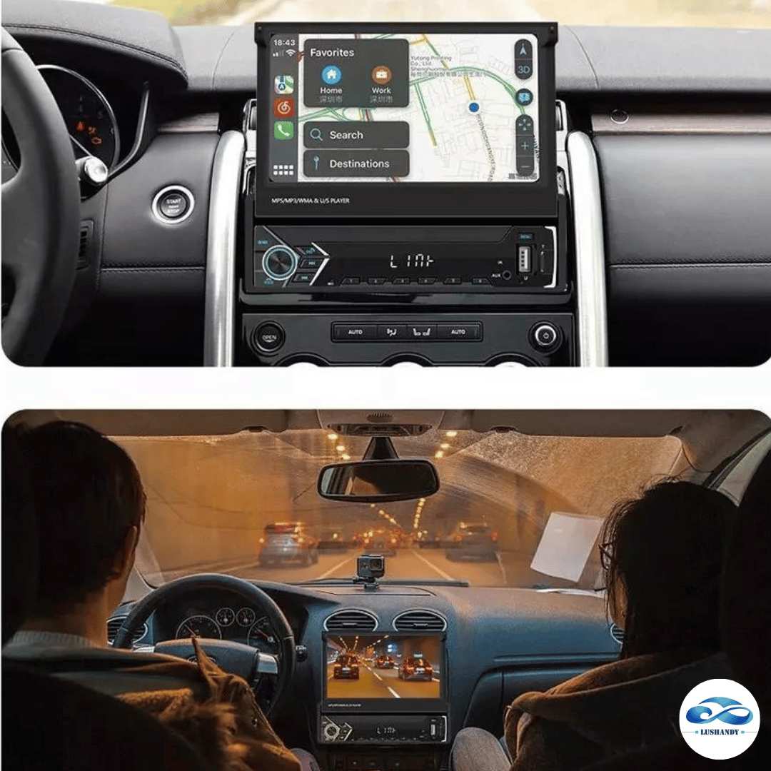 Radio Con Pantalla Una  entrada USB con Bluetooth para Auto  Carplay Android  De 7 Pulgadas