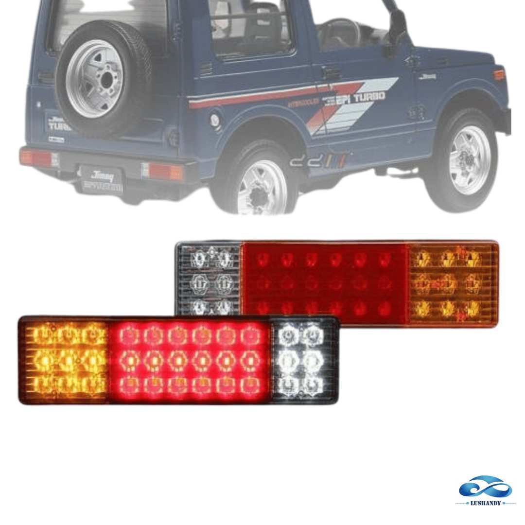 Par de Luces 33 Led Traseras De Arrastre 12V