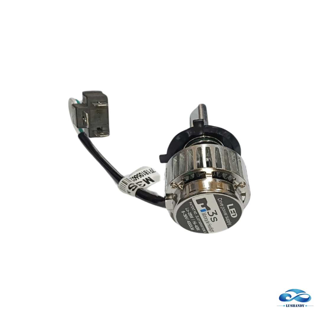 Ampolleta 3 Led H4 Para Moto 4000LM 12V