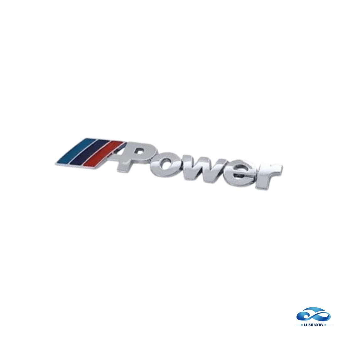 Etiquetas Metal Emblema Nombre POWERS