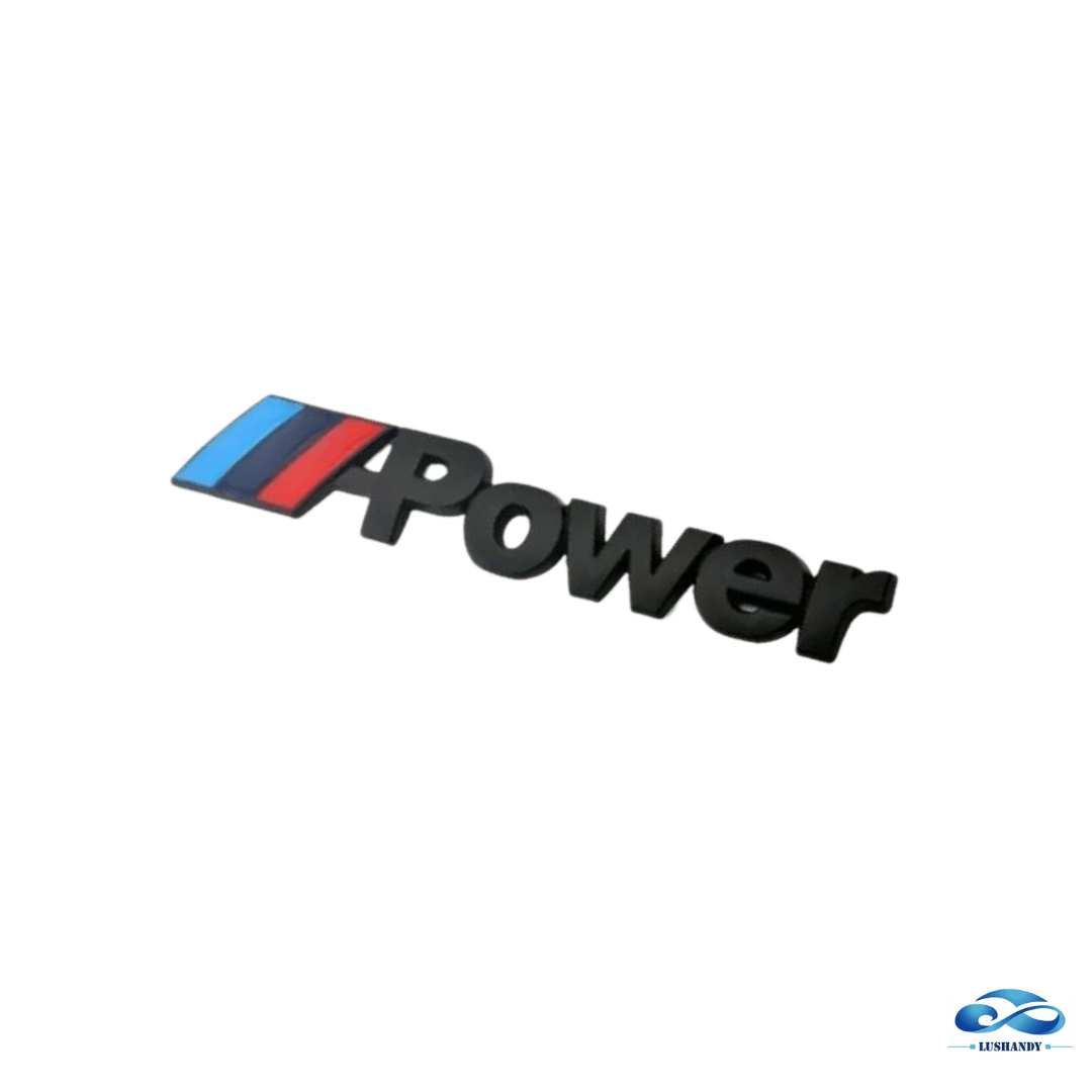 Etiquetas Metal Emblema Nombre POWERS