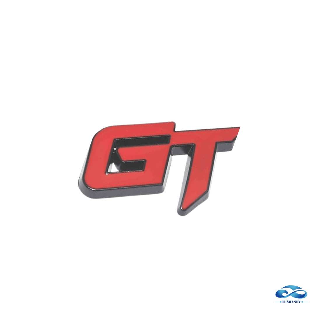 Etiquetas Metal Emblema Nombre GT