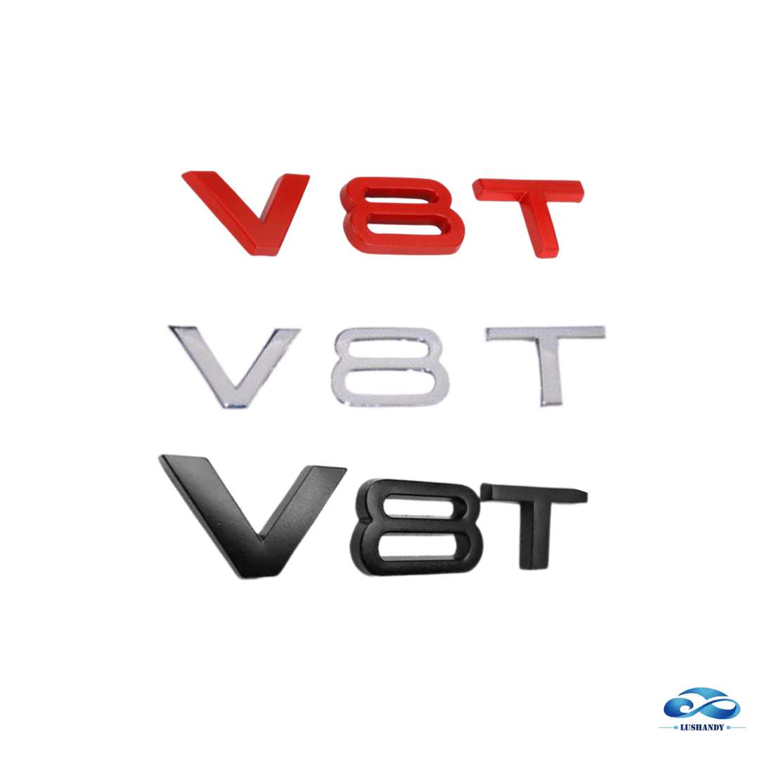 Etiquetas Metal Emblema Nombre V6T  Y  V8T