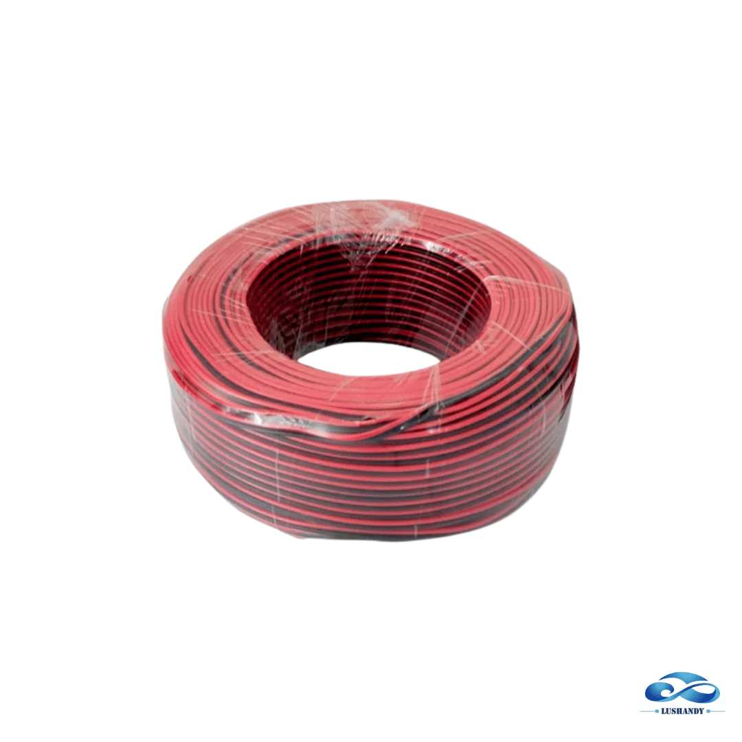 Rollo De Cable Paralelo  Rojo - Negro N14  100mts