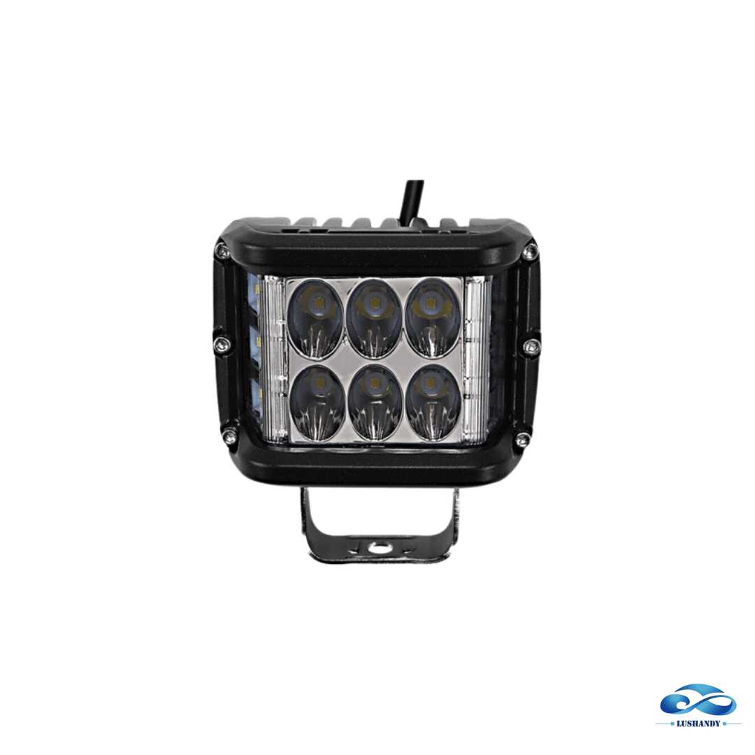 Foco Neblinero 6 Led Con Estrobo 12-24V