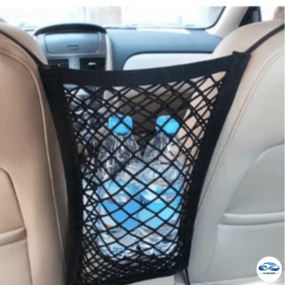 Organizador Para Asiento De Auto Malla Red Elástica