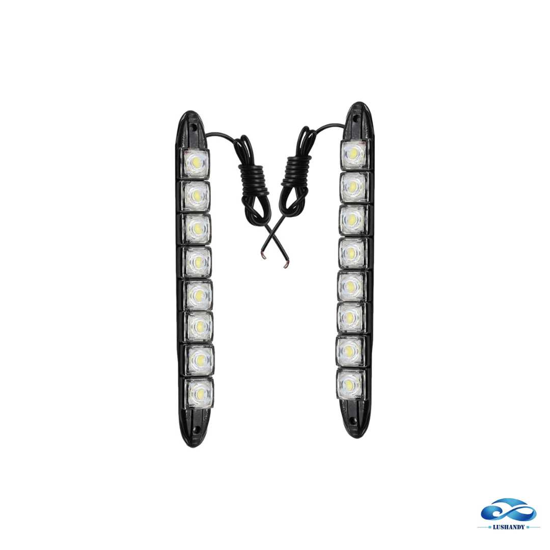 Luces 8 LED Para Auto  Kit de Iluminación para Exterior e Interior Flexible 12V