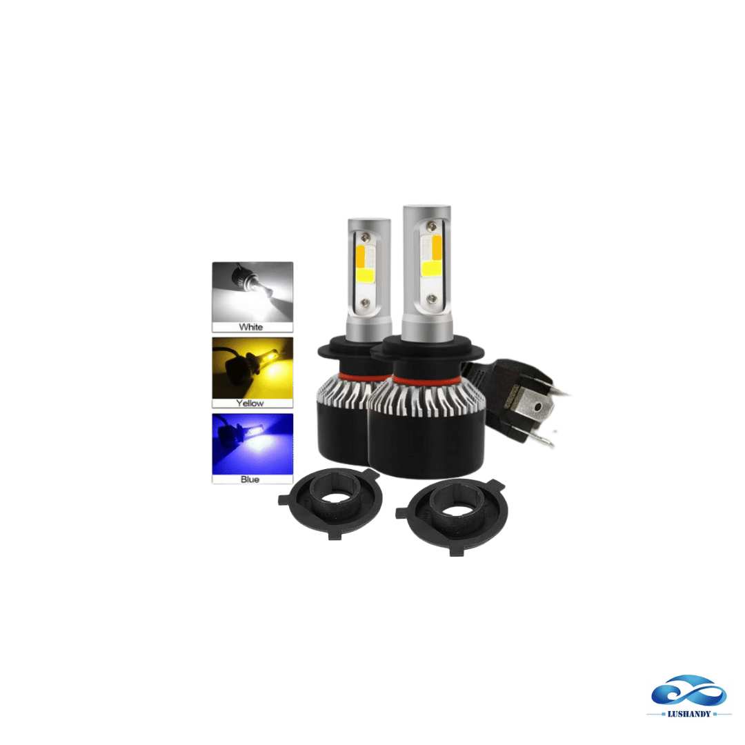 Ampolleta Led  H4 Tricolor 6500LM