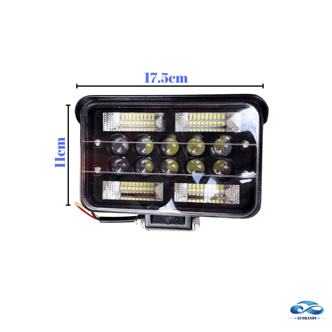 Foco Neblinero 10 Led De 192W 12-80V 3200LM Y 4 Led Expansiva