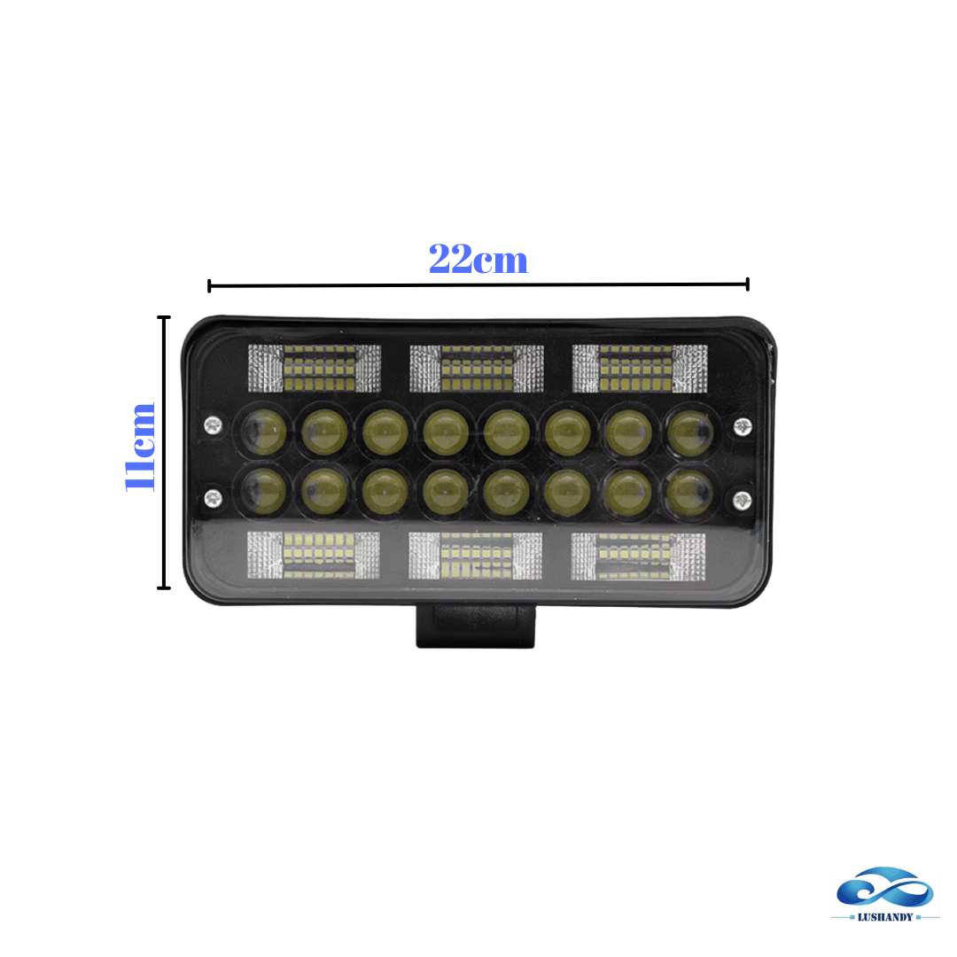 Foco Neblinero 16 Led De 198W 12-80V 3200LM Y 6 Led Expansiva