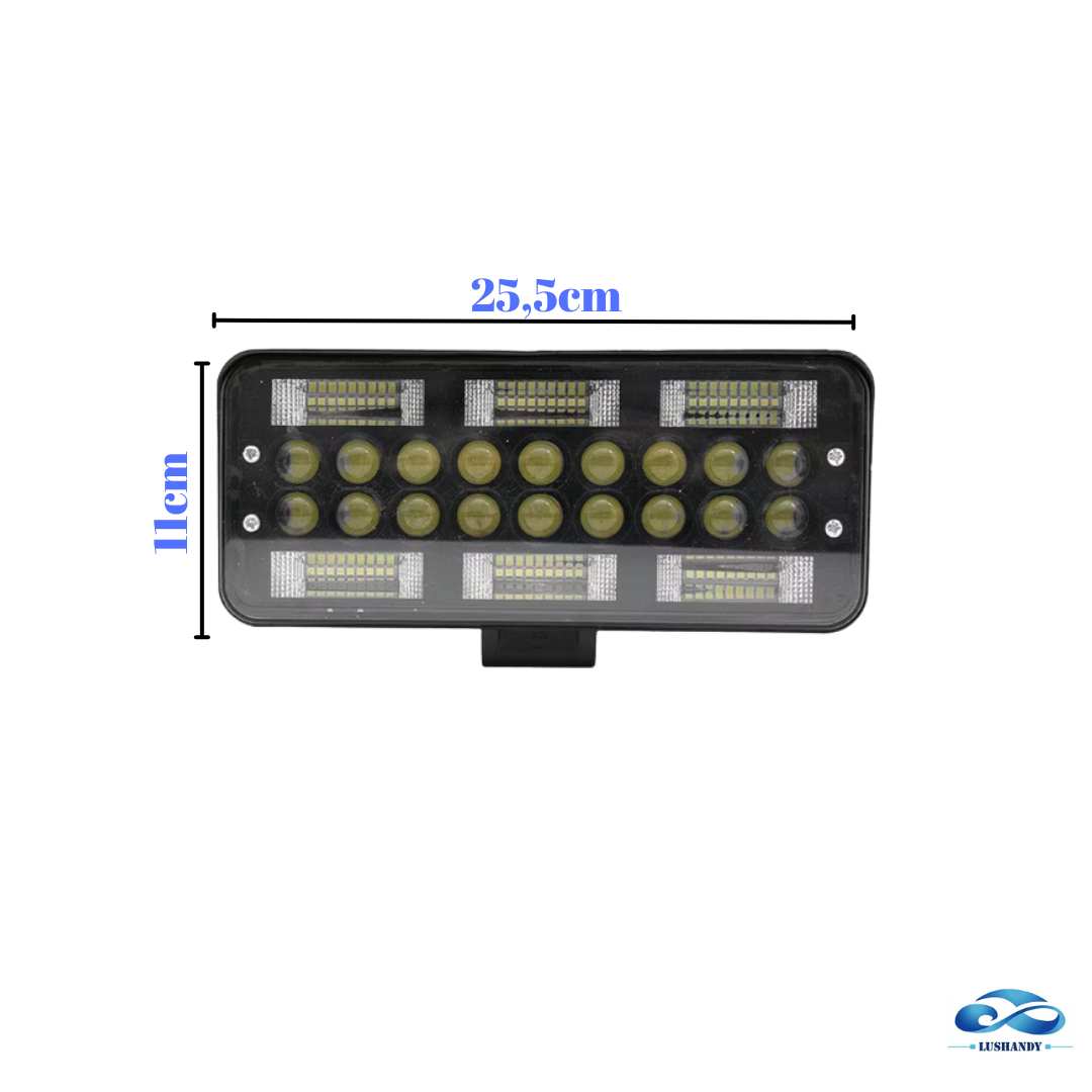 Foco Neblinero 18 Led De 199W 12-80V 3200LM Y 6 Led Expansiva