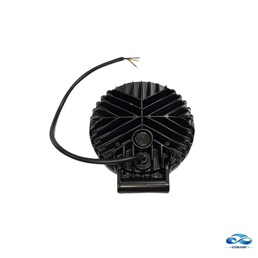 Foco Neblinero 8 LED Redondo 12-60V 23W para Auto Con Diseño Tigre y Transforme