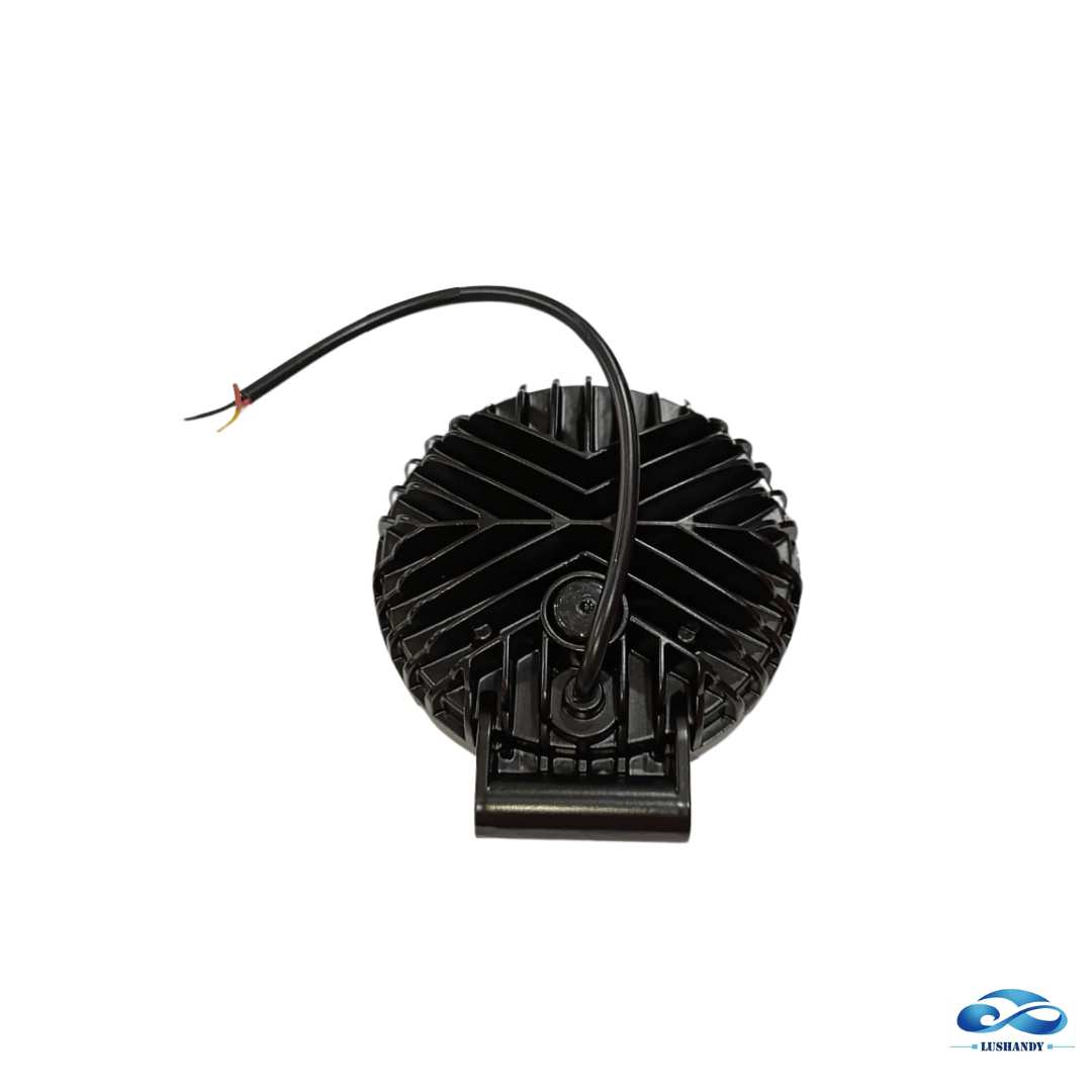 Foco Neblinero Blanco Con Luz De Posición Ámbar Redondo 12-60V 23W para Auto