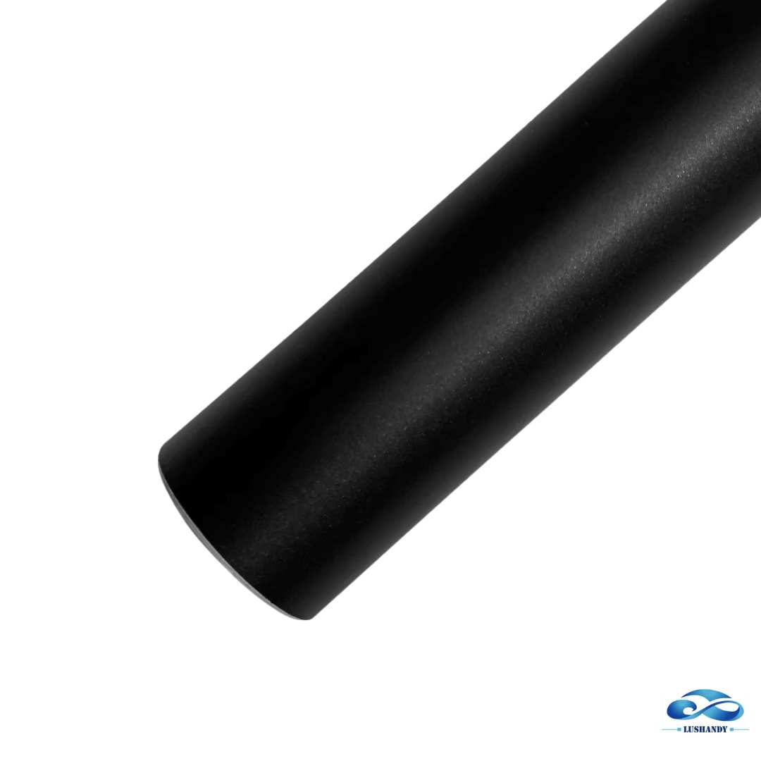 Rollo Vinilo Negro Mate Para Auto 1.52x28Mts