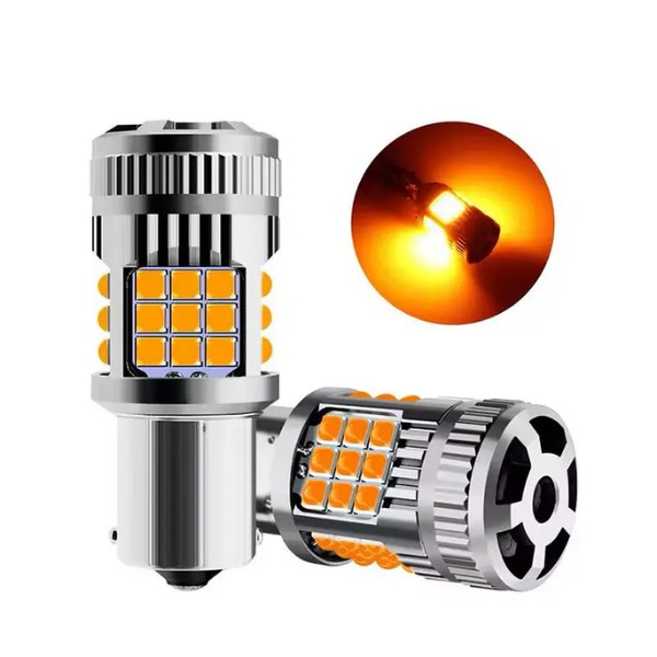 Ampolletas LED Ámbar Bayoneta para Auto Ampolletas LED Ámbar Bayoneta para Auto