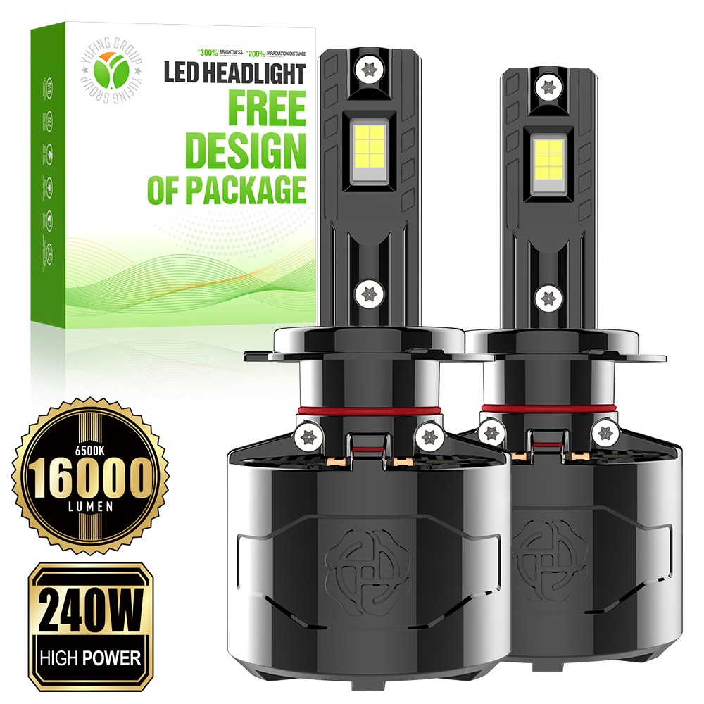 Kit Ampolletas LED Headlight 240W 16000LM H4, H7, H11 Kit Ampolletas LED Headlight 240W 16000LM H4, H7, H11