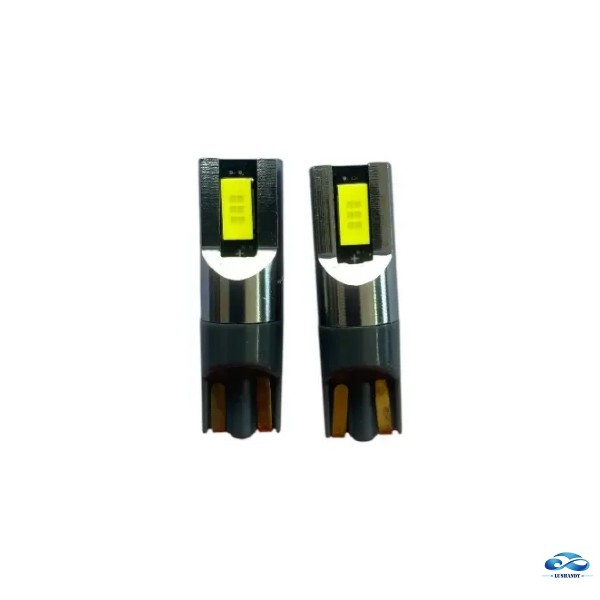 Ampolleta LED Y863 Un contacto cola de pescado T10 Ampolleta LED Y863 Un contacto cola de pescado T10