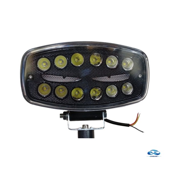 Foco LED Ovalado Automotriz con Luz Auxiliar Foco LED Ovalado Automotriz con Luz Auxiliar