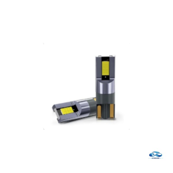 Ampolletas LED T10 COB para Auto Alta Iluminación Amarilla Ampolletas LED T10 COB para Auto Alta Iluminación Amarilla