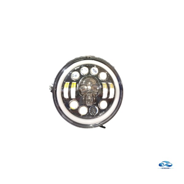 Foco LED Redondo Y844 con Diseño Calavera Foco LED Redondo Y844 con Diseño Calavera